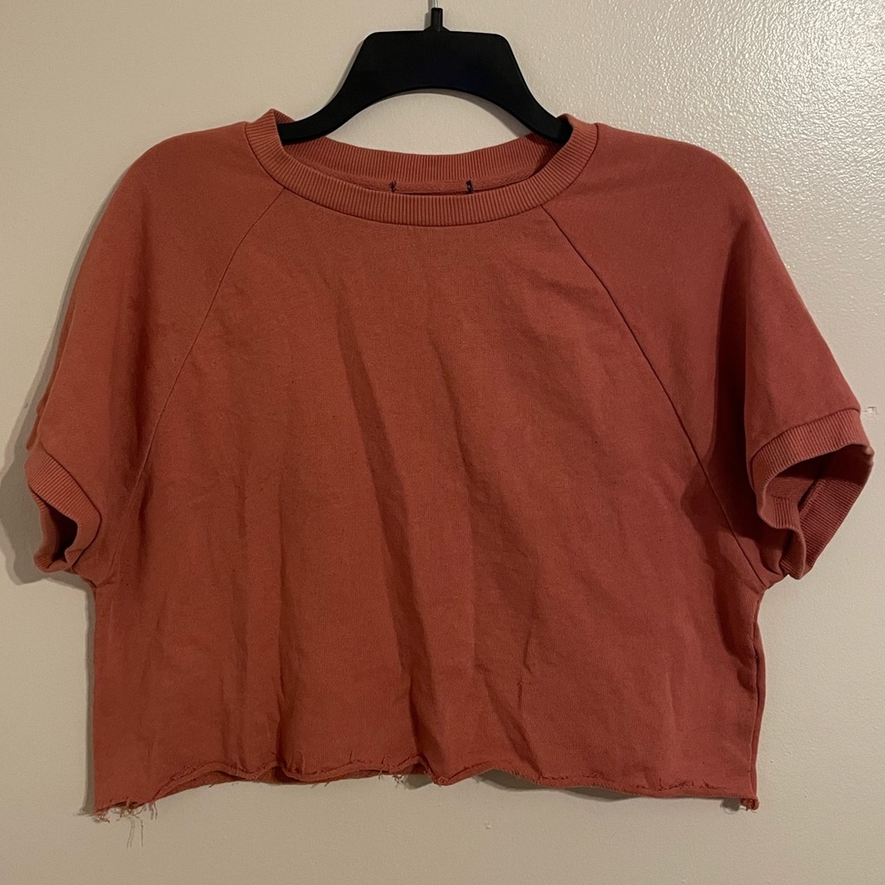 Burnt Orange Baseball Crop